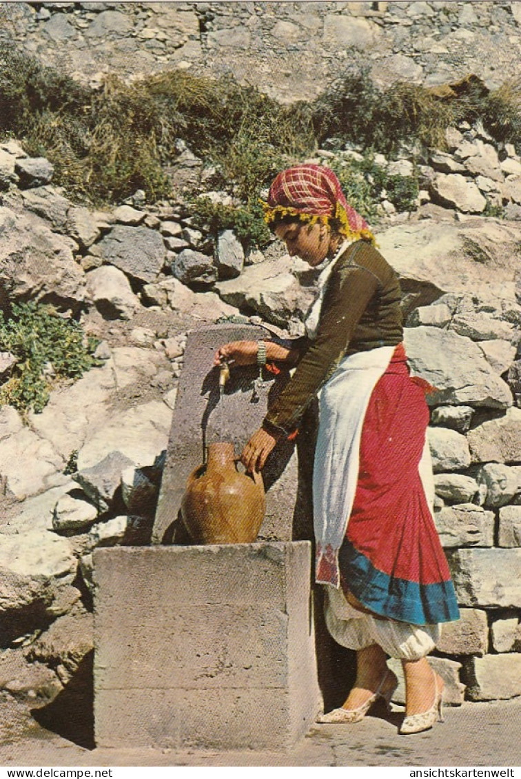 Crete, At The Spring Of The Village Ngl #G5272 - Grèce