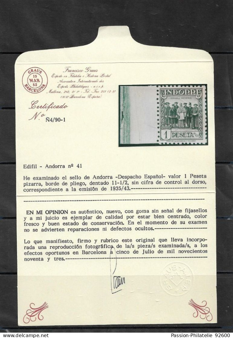 ANDORRE ESPAGNOLE 1935/43, BÂTIMENT SÉRIE COMPLÈTE 28/44 MNH. - Unused Stamps