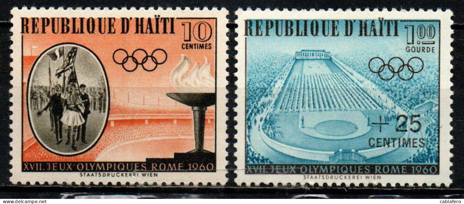 HAITI - 1960 - OLIMPIADI DI ROMA DEL 1960 - MNH - Haïti