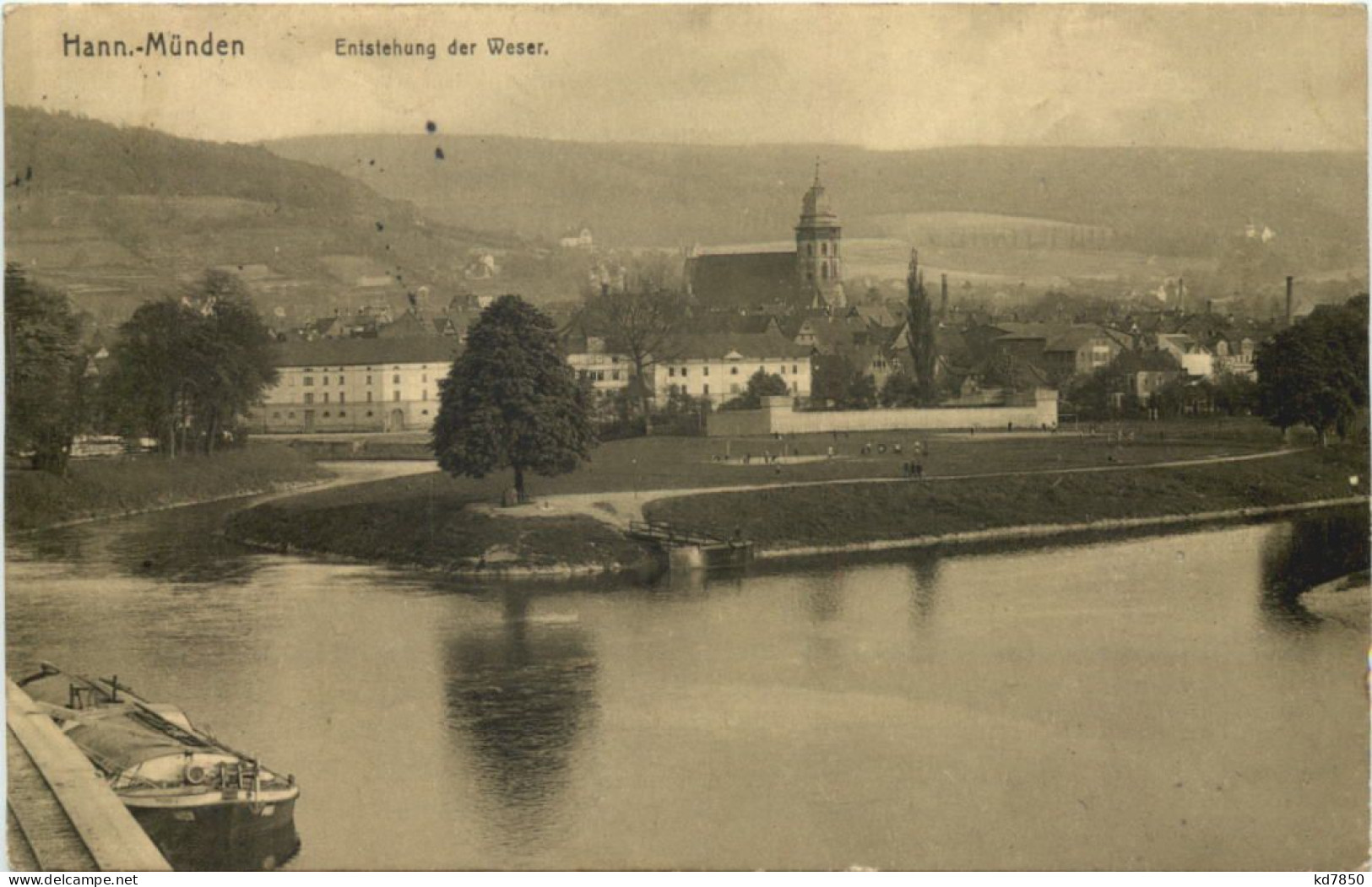 Hann. Münden - Entstehung Der Weser - Hannoversch Muenden