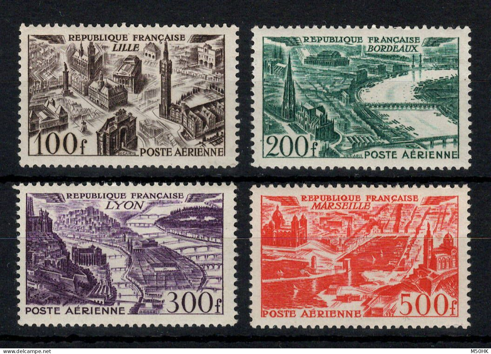 YV PA 24 à 27 N** MNH Luxe Complete Grandes Villes Cote 110 Euros - 1927-1959 Neufs