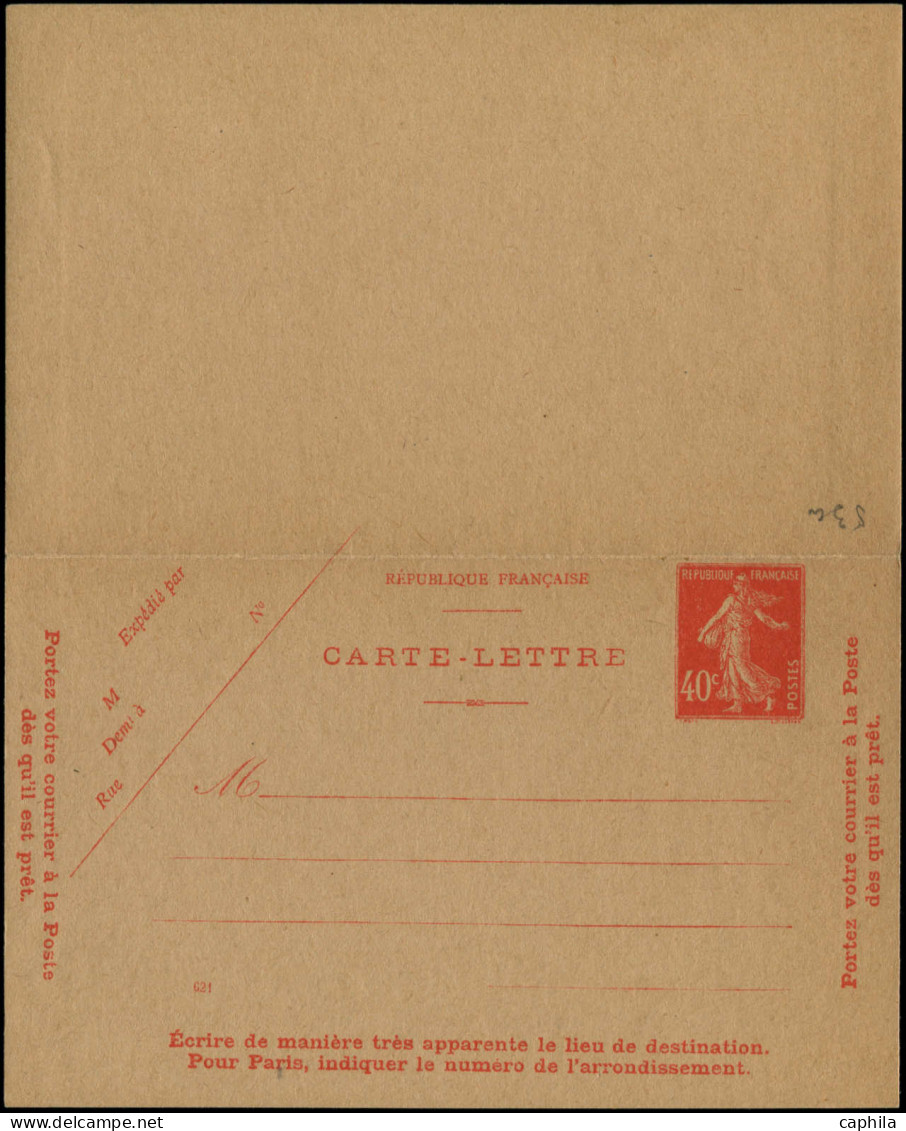 N FRANCE - Entiers Postaux - Storch P1a, Sans Perforation - Other & Unclassified