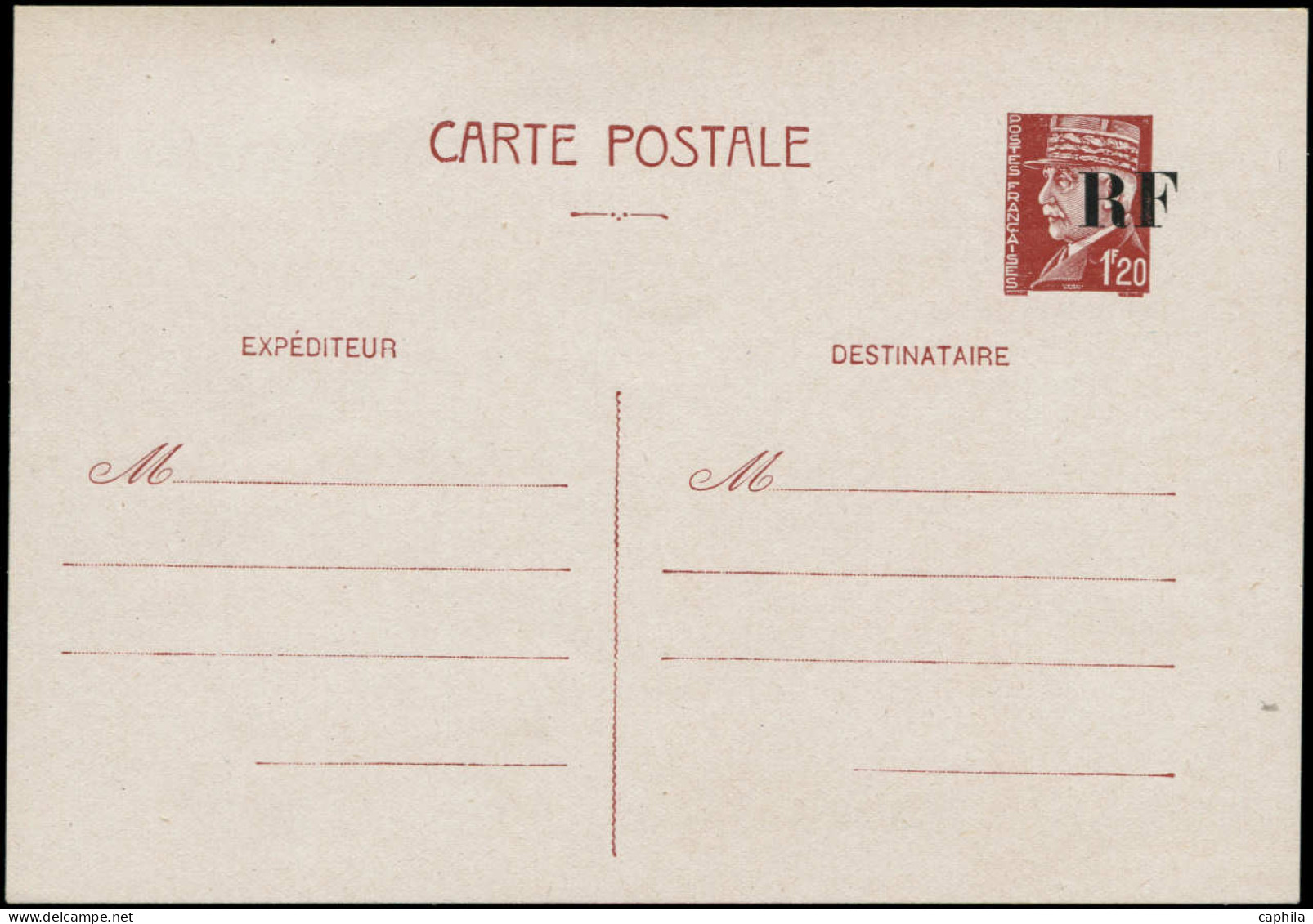N FRANCE - Entiers Postaux - Storch D4, Surcharge à Cheval - Other & Unclassified