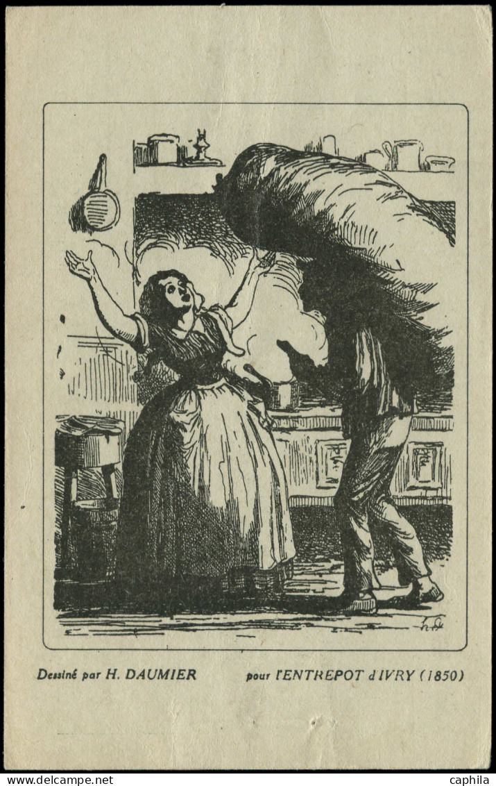 N FRANCE - Entiers Postaux - 170 CP1, Entrepôt D'Ivry, Léger Pelurage + Trou D'épingle: 10c. Pasteur - Autres & Non Classés