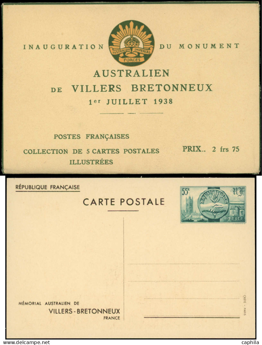 N FRANCE - Entiers Postaux - 400 CP 1/2, 2 Séries Complètes De 5 Cartes Illustrées Dans Leur Pochette - Autres & Non Classés