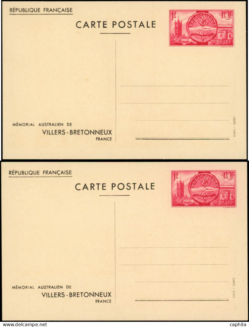 N FRANCE - Entiers Postaux - 400 CP 1/2, 2 Séries Complètes De 5 Cartes Illustrées Dans Leur Pochette - Other & Unclassified