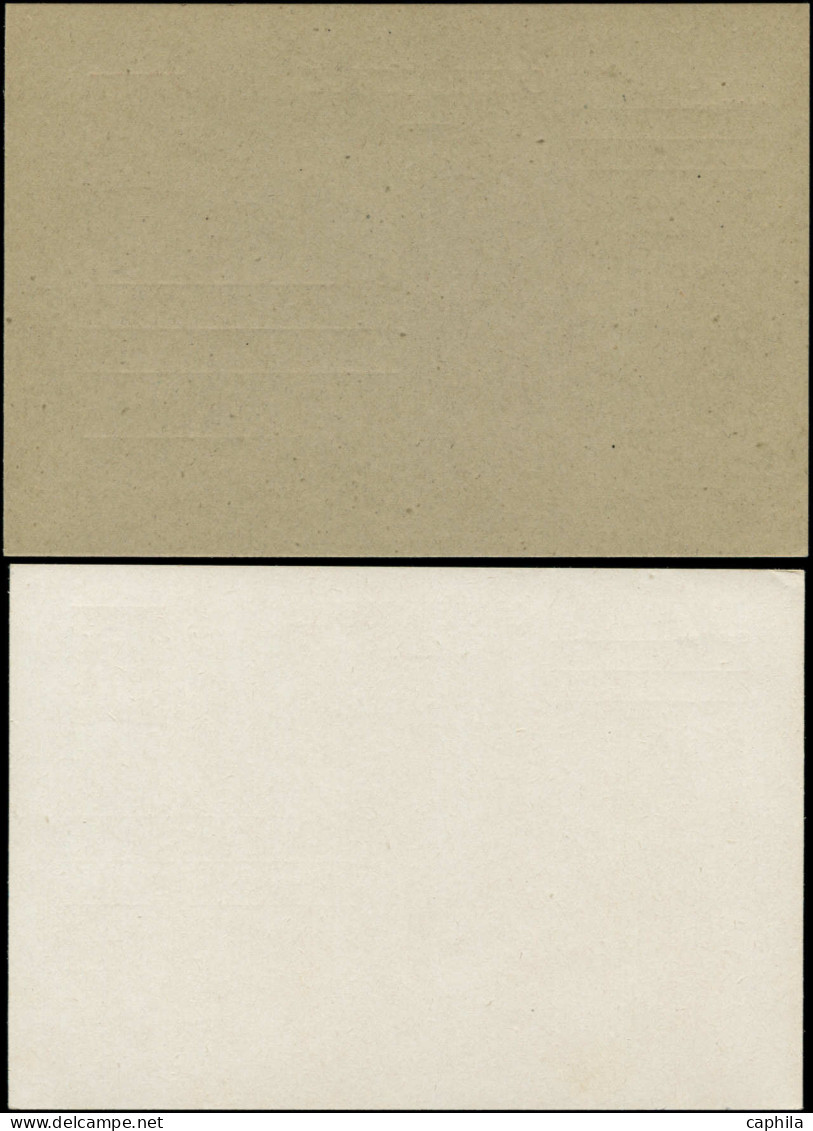 N FRANCE - Entiers Postaux - 716B CP1/2, 2 Cartes Postales: 3.50f. Gandon Rouge-brun - Sonstige & Ohne Zuordnung