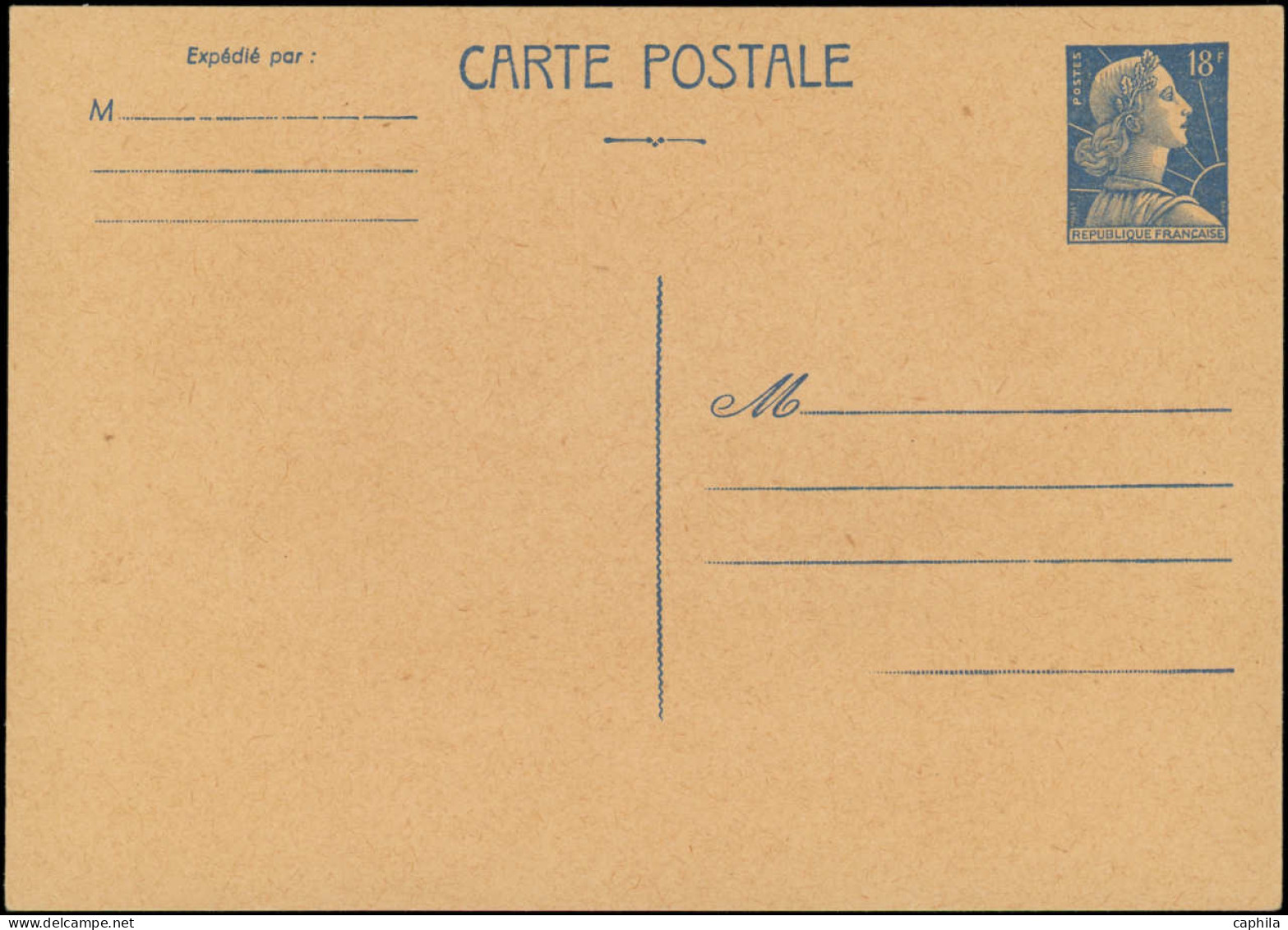N FRANCE - Entiers Postaux - 1011 A, Cp1: 18f. Vert Muller - Autres & Non Classés