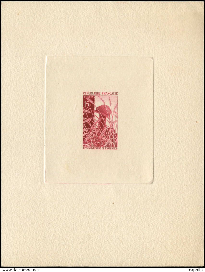 EPA FRANCE - Epreuves D'Artiste - 1179, épreuve D'artiste En Rouge-brun: Armistice 1918 - Künstlerentwürfe