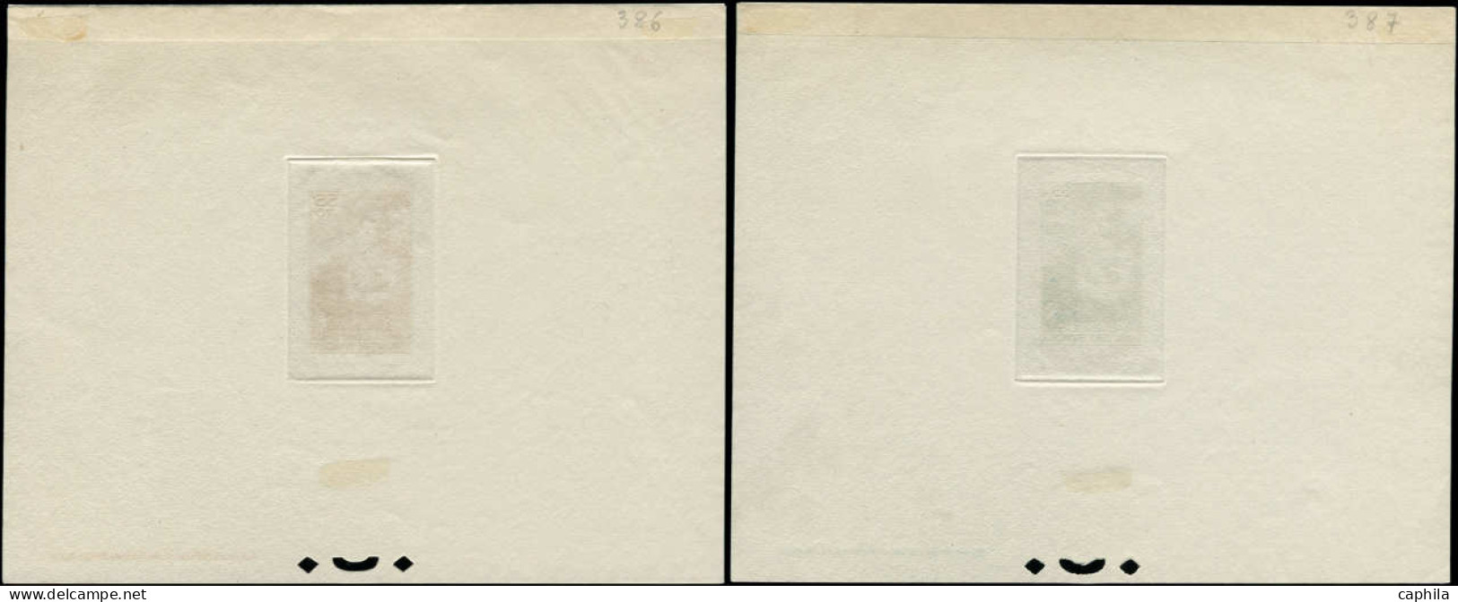 EPL FRANCE - Epreuves De Luxe - 386/87, 2 épreuves: Infanterie - Unused Stamps