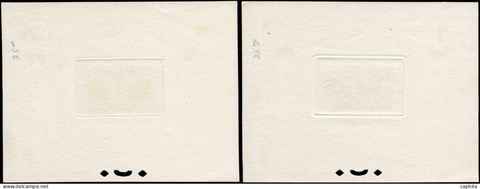 EPL FRANCE - Epreuves De Luxe - 911/12, 2 épreuves: Nations Unies - Unused Stamps