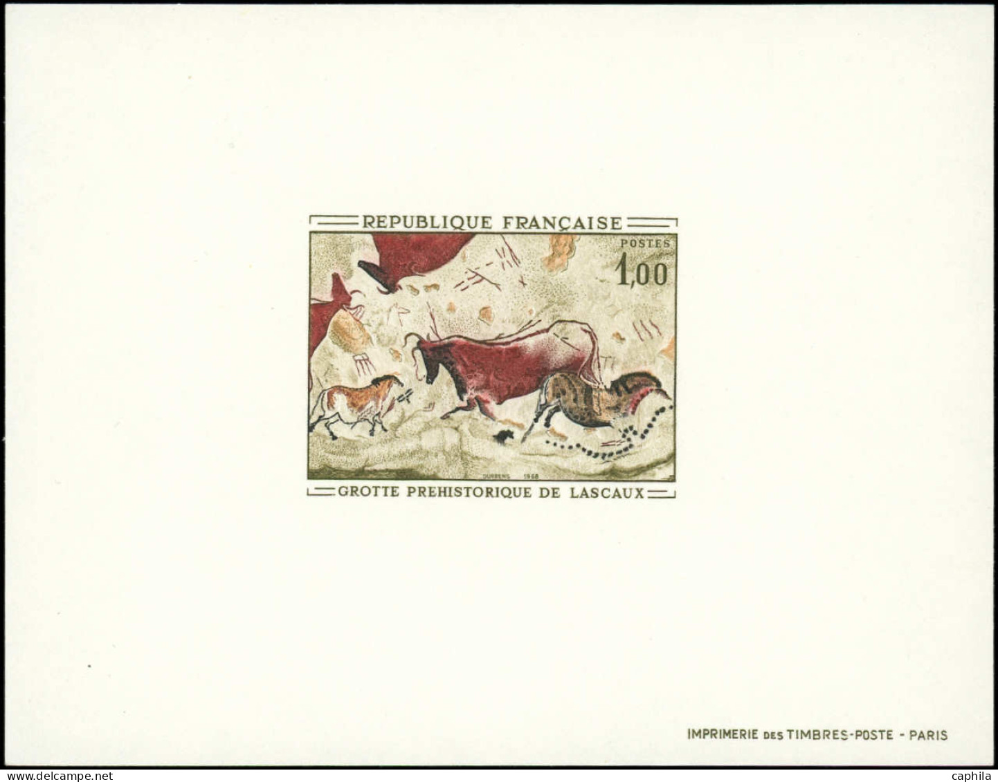 EPL FRANCE - Epreuves De Luxe - 1555, 1.00 Grotte De Lascaux - Luxury Proofs