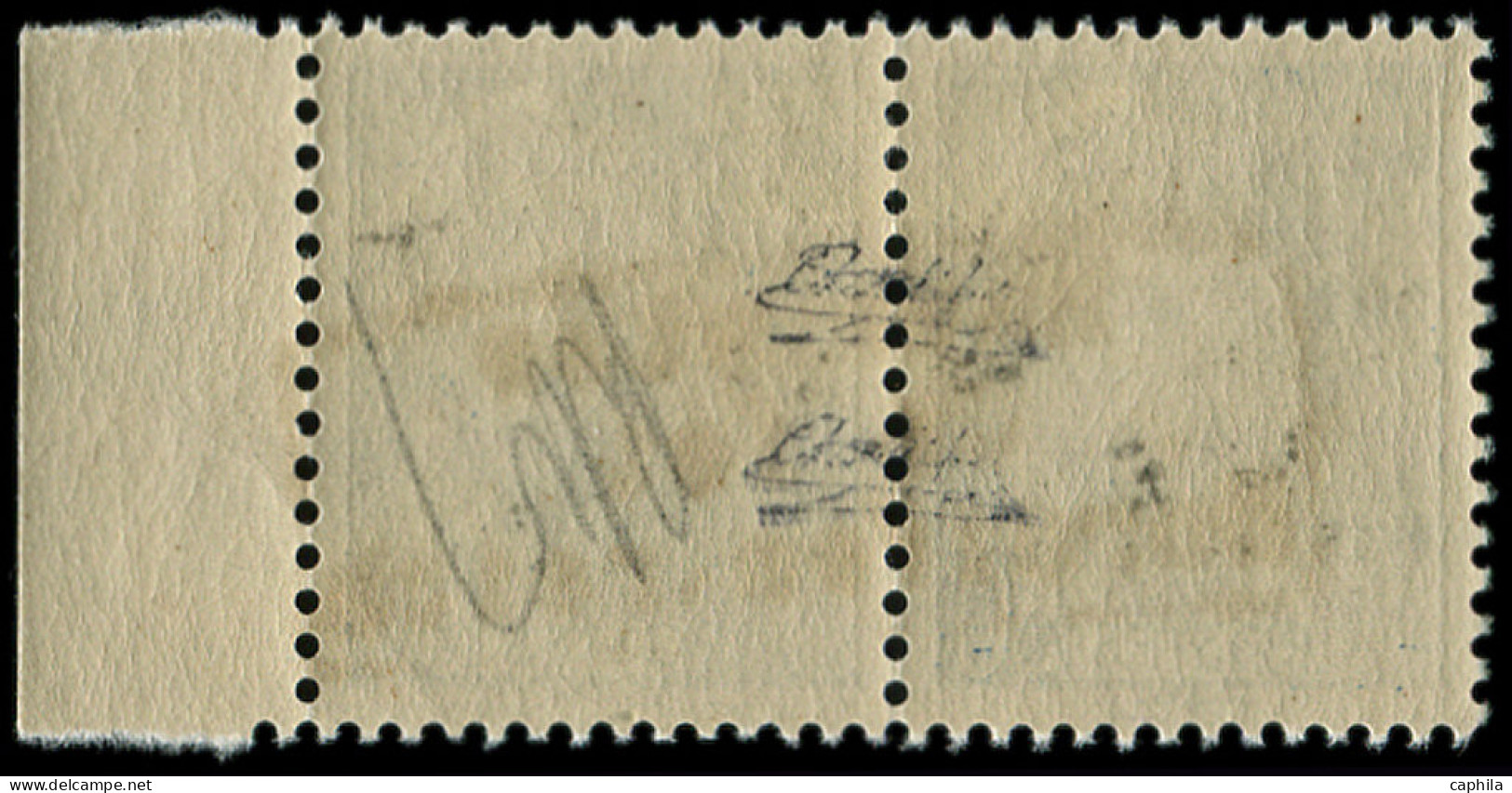 * FRANCE - Guerre - 4, Paire Horizontale, Signée, Bdf: Dunkerque 50c. Mercure - War Stamps
