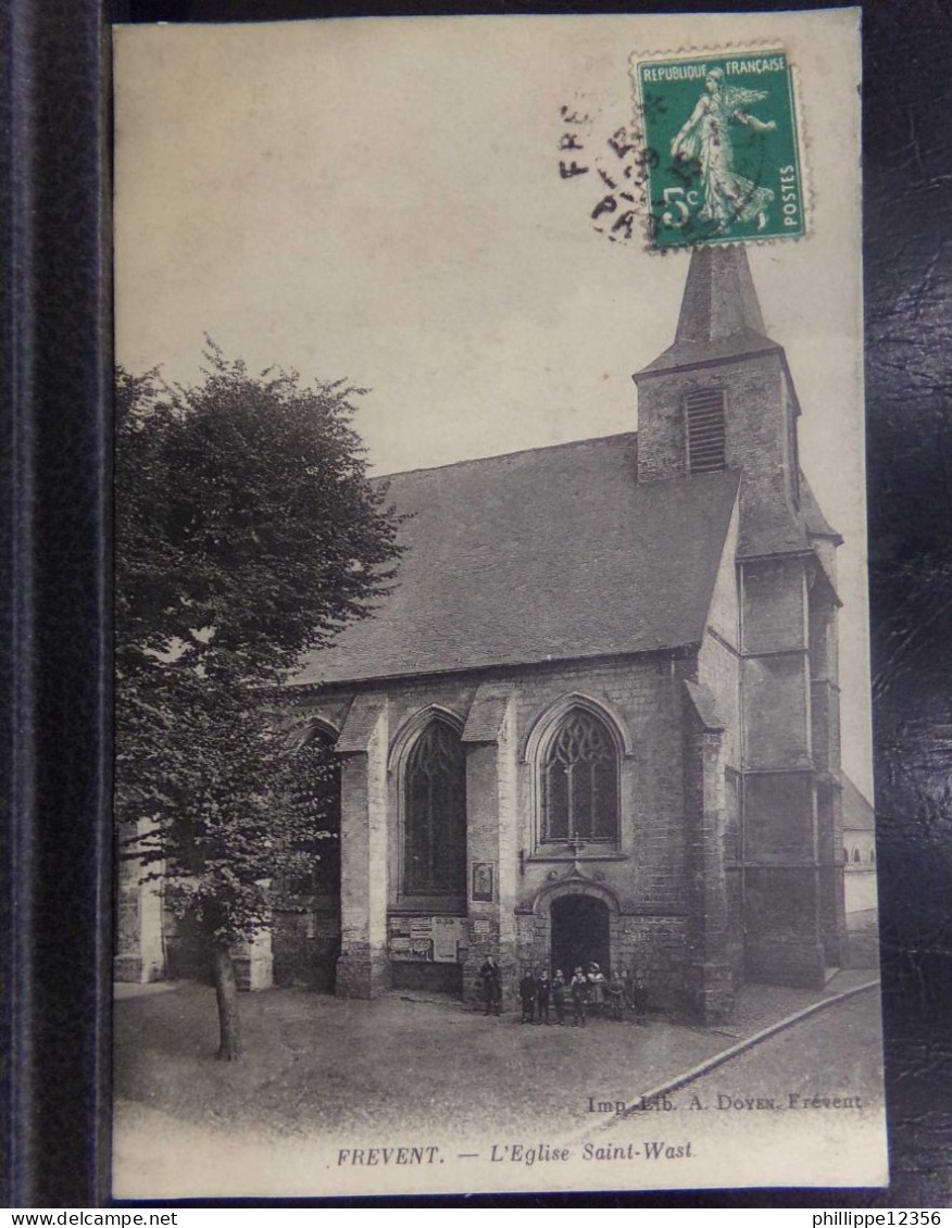 62408 . FREVENT . L'EGLISE SAINT WAST . IMP. LIB. A. DOYEN . PRTITE  ANIMATION - Andere & Zonder Classificatie