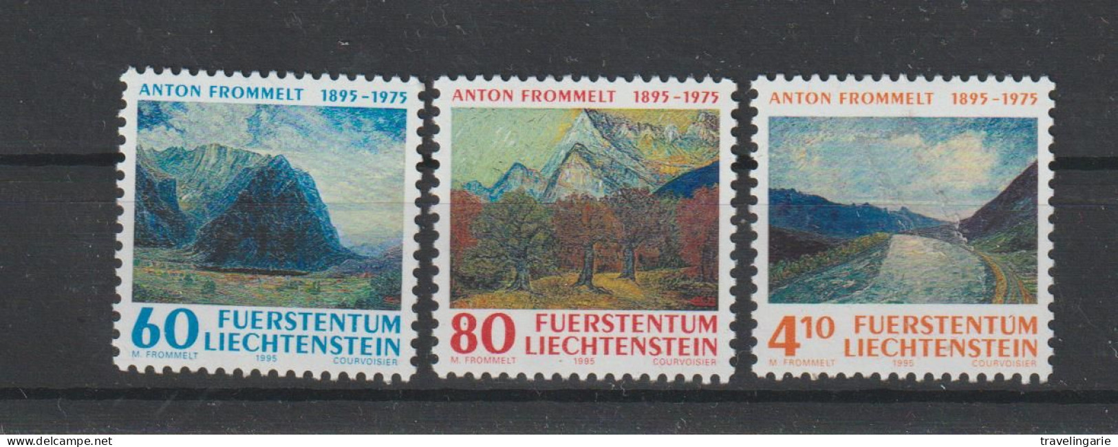 Liechtenstein 1995 Anton Frommert, Painter ** MNH - Unused Stamps