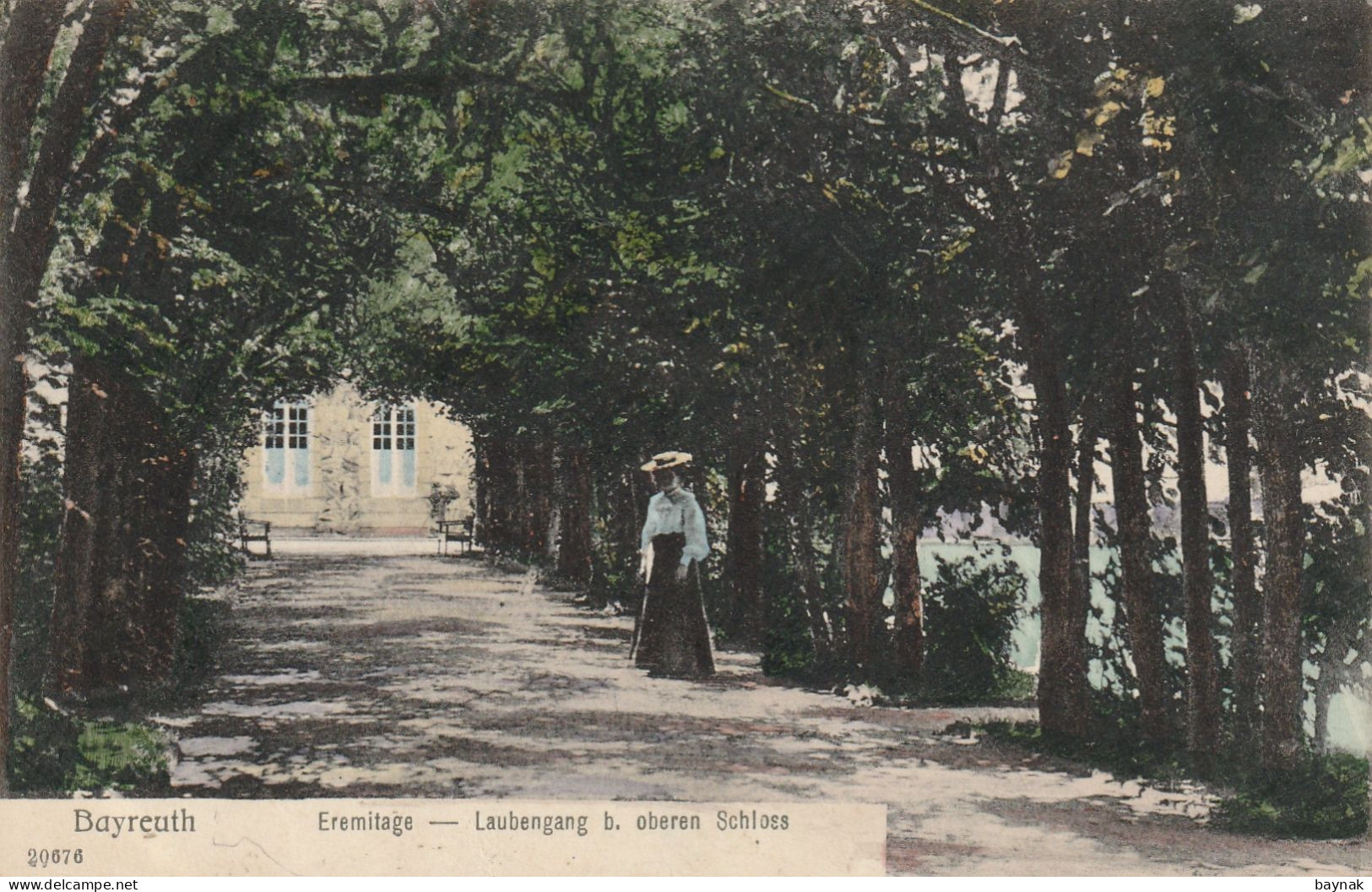 DE468   --   BAYREUTH   --  EREMITAGE  --  LAUBENGANG B. OBEREN SCHLOSS   --  1906 - Bayreuth