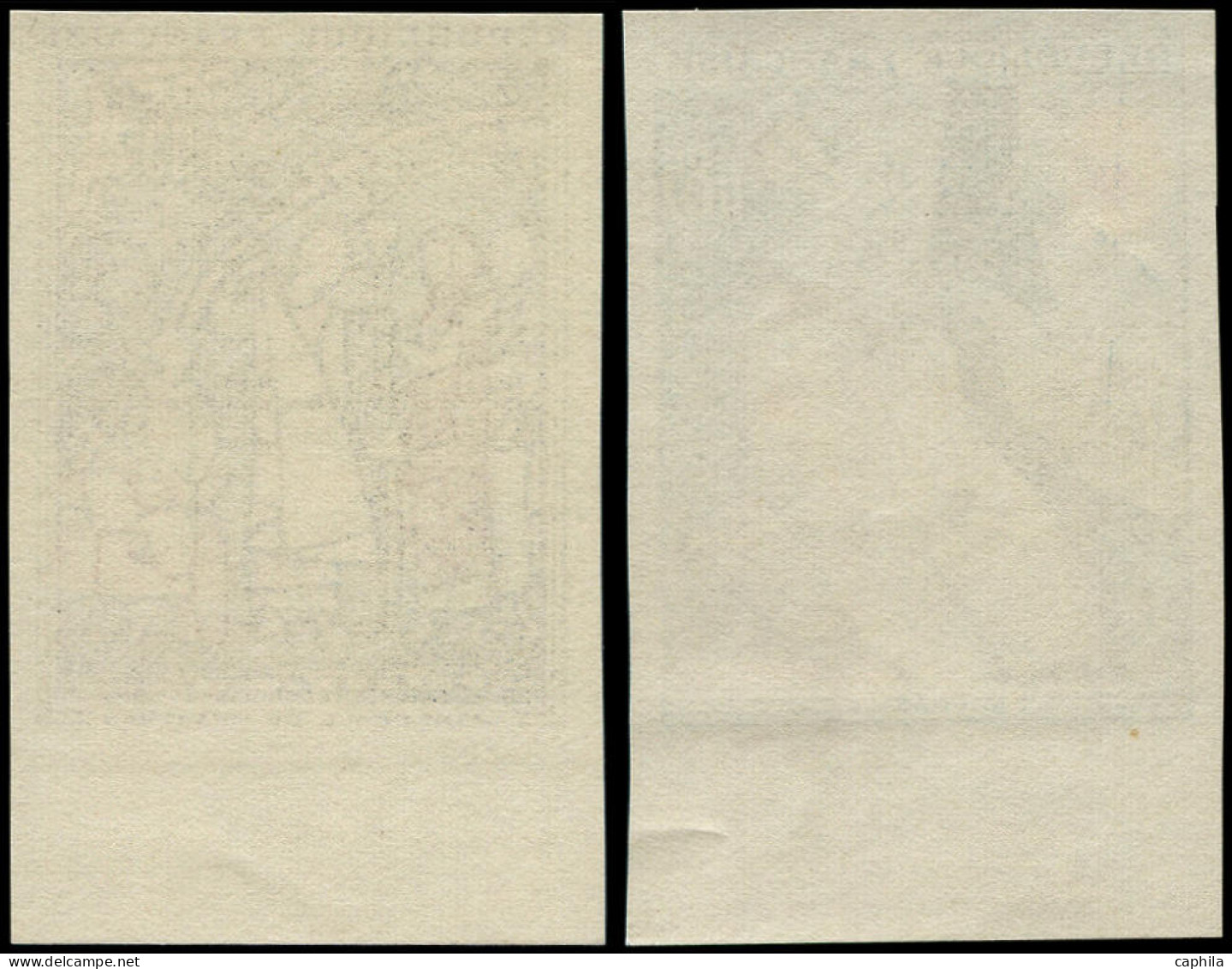 ** FRANCE - Non Dentelés - 1398/99, Bdf: Vitrail De Chartes Et Les Mariés De Chagall - Unused Stamps