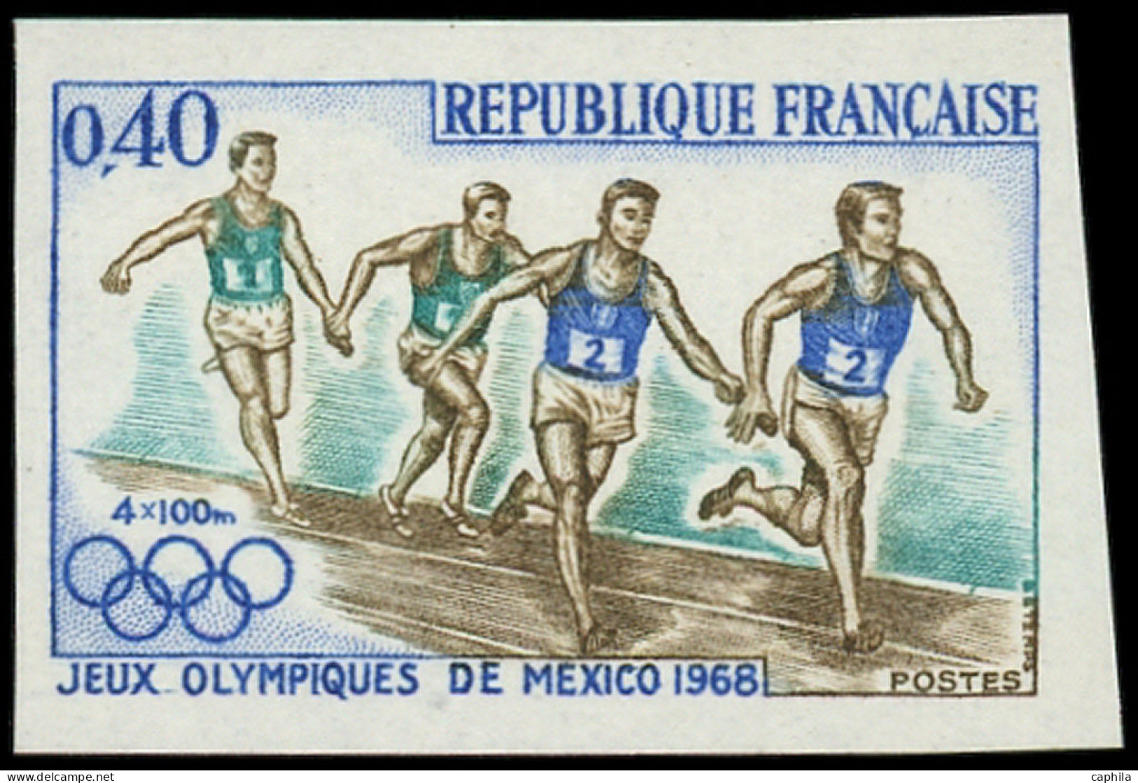 ** FRANCE - Non Dentelés - 1573a: 0.40 Jeux Olympiques De Mexico 68 - Non Classés