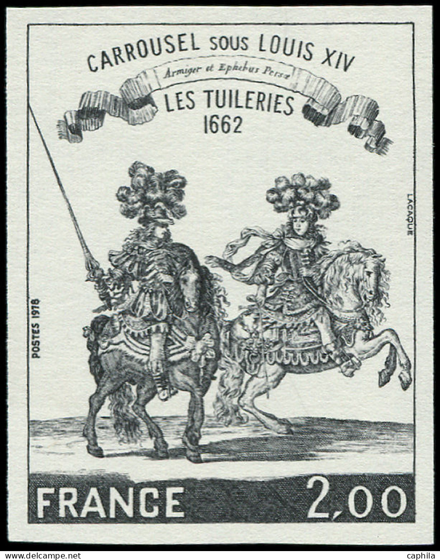 ** FRANCE - Non Dentelés - 1983a, 2.00f. Carrousel Louis XIV - Ohne Zuordnung