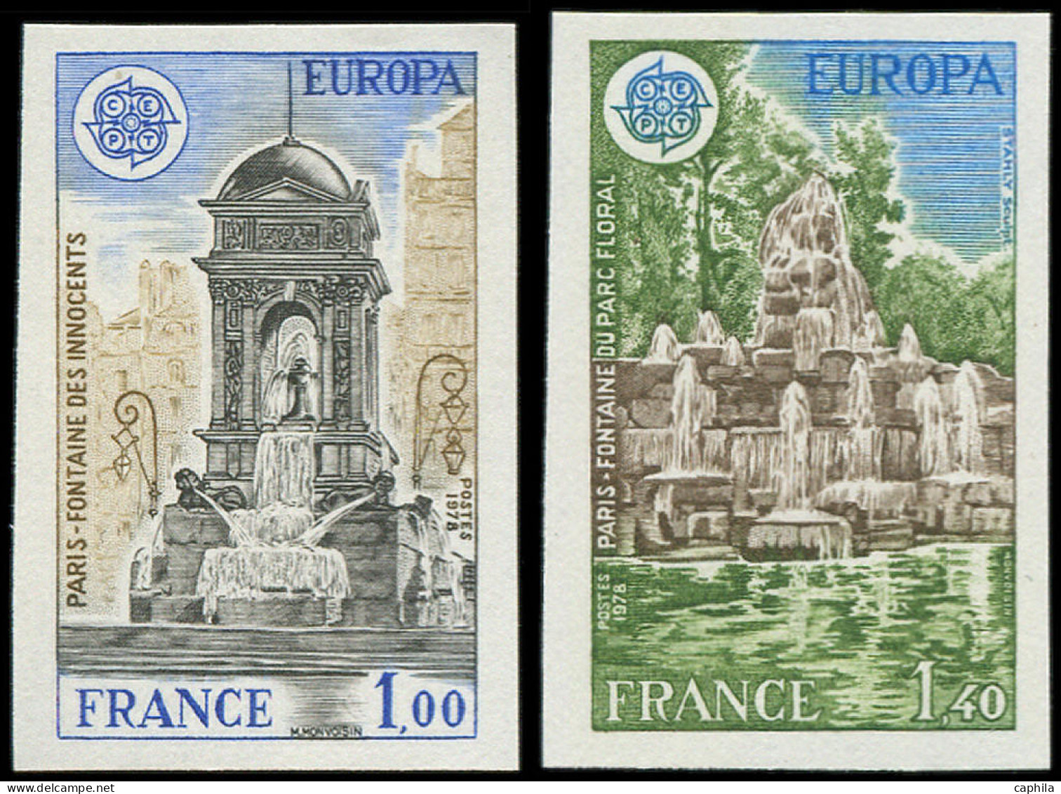 ** FRANCE - Non Dentelés - 2008/09, Europa 1978 - Unused Stamps