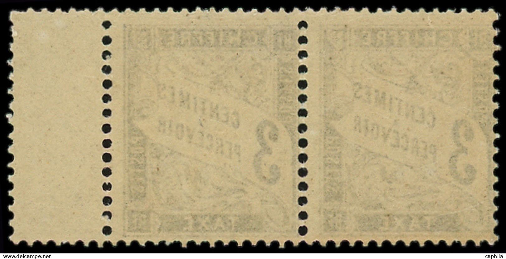 ** FRANCE - Taxe - 12, En Paire, Bdf, TB: 3c. Noir - 1859-1959 Mint/hinged