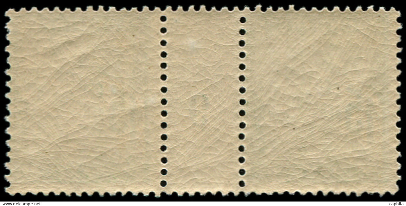 ** FRANCE - Taxe - 30, Paire Millésime "9": 15c. Vert-jaune - 1859-1959 Mint/hinged