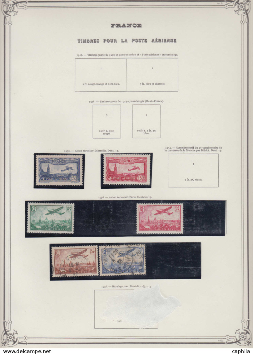 LOT FRANCE - Lots & Collections - Collection de France poste 1945/1965, quasi complet, neufs (**/*) + poste aérienne et 