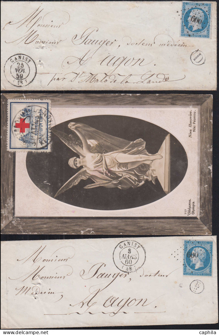 LET FRANCE - Lots & Collections - 14 Lettres Affranchissements Divers Dont Boite Rurale - Colecciones Completas