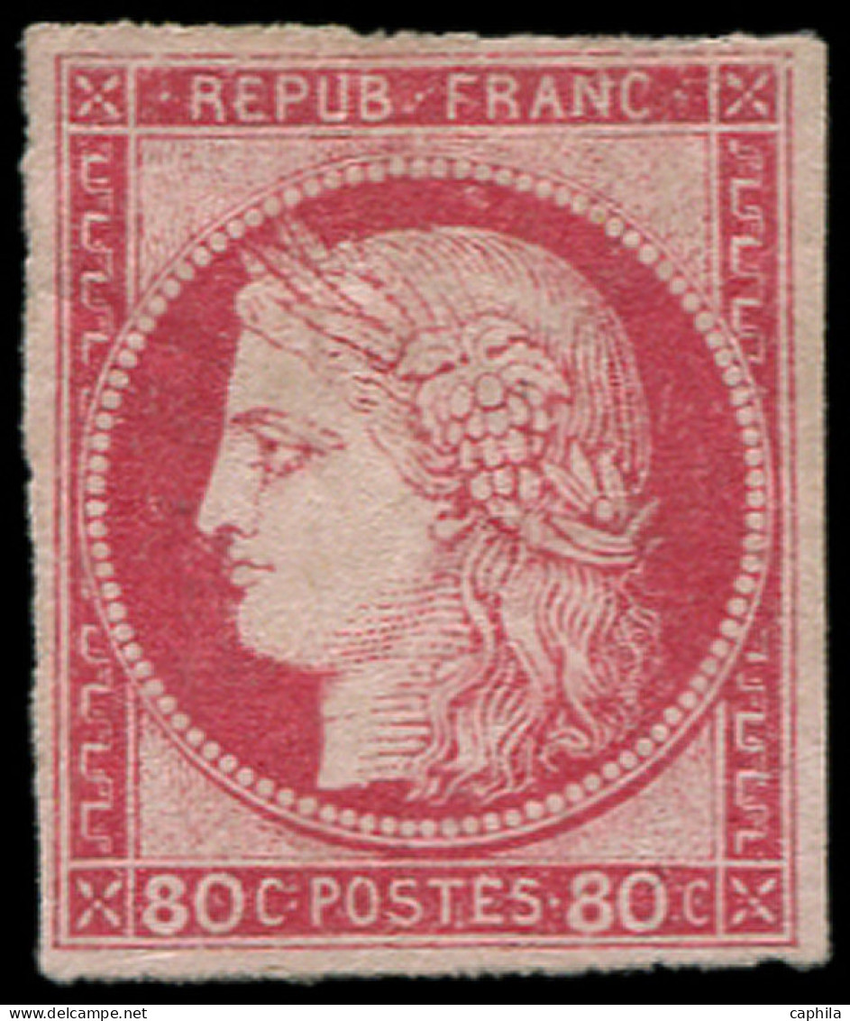 * COLONIES GENERALES - Poste - 21, Signé: 80c. Rose - Ceres