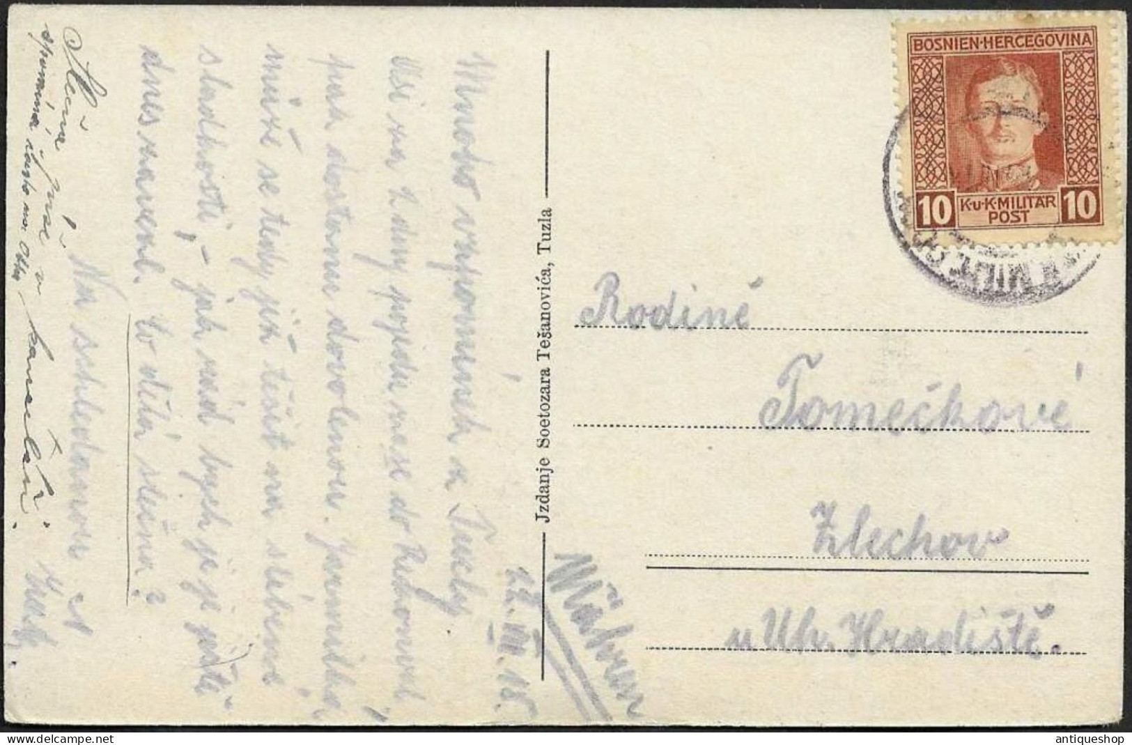 Bosnia And Herzegovina-----Tuzla-----old Postcard - Bosnie-Herzegovine