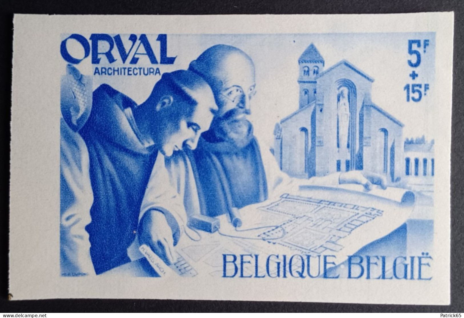 Belgie 1941 Abdij Van Orval Obp-567B Ongetand - MH-Scharnier - Unused Stamps