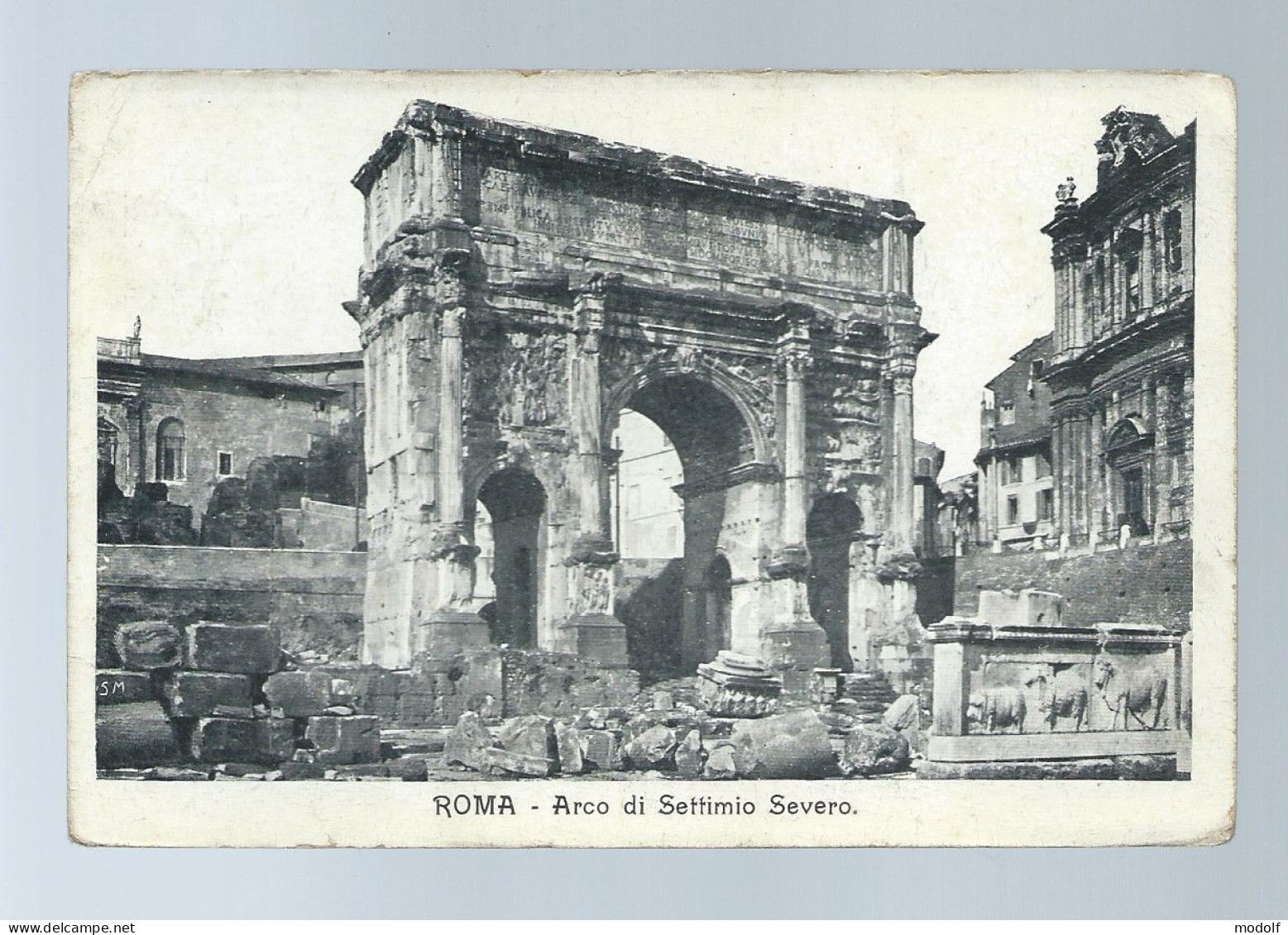 CPA - Italie - Roma - Arco Di Settimio Severo - Non Circulée - Andere Monumente & Gebäude