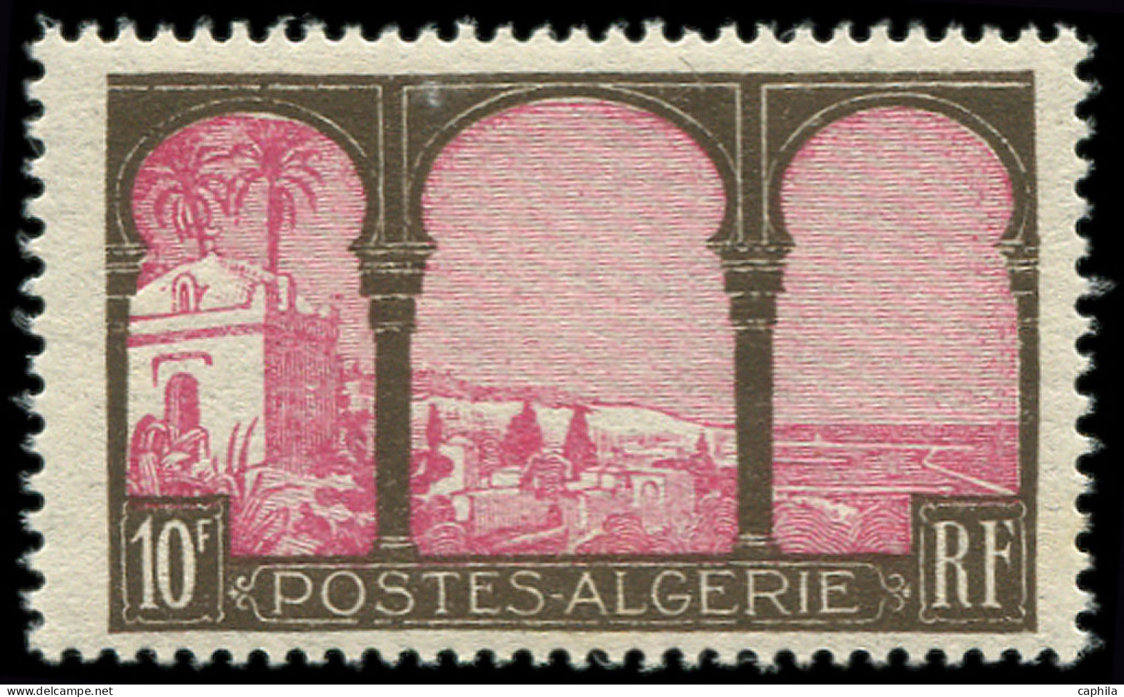 ** ALGERIE - Poste - 84, 10f. Brun Et Rose - Autres & Non Classés