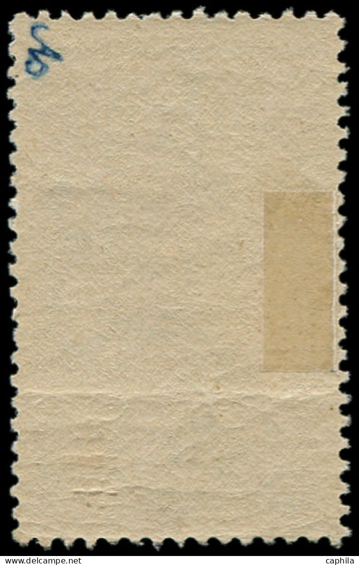 * ALGERIE - Poste - 159a, Signé, Double Surcharge (pli Au Dos) - Unused Stamps