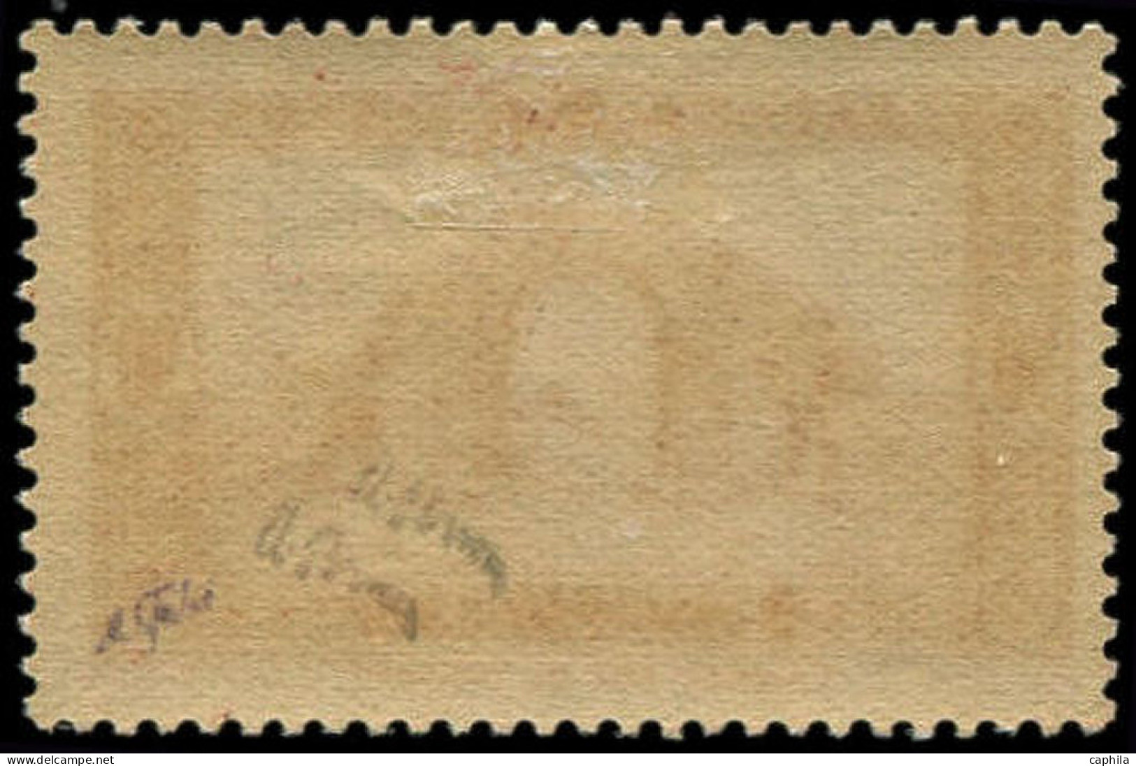 * ALGERIE - Poste - 167a, Double Surcharge, Signé Brun: +60c. S. 90c. Rouge - Unused Stamps
