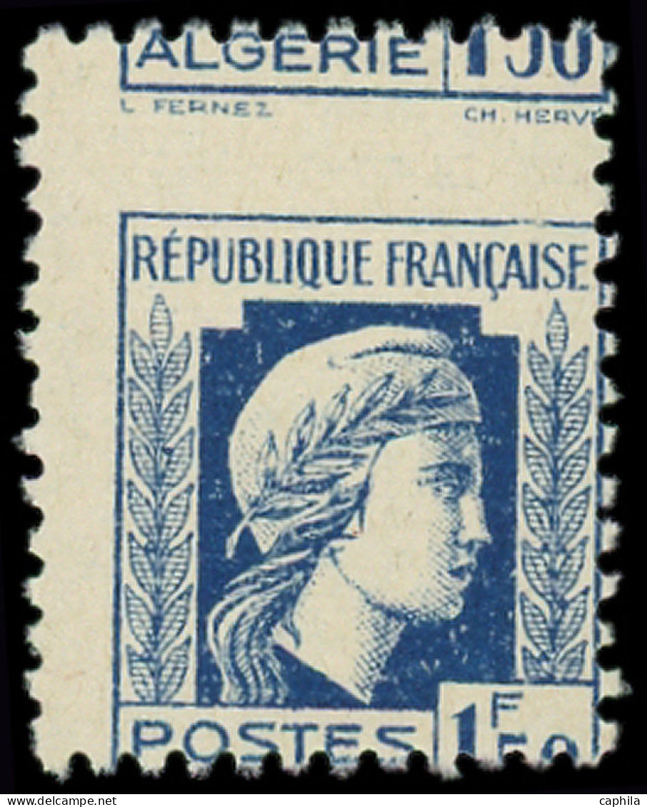 ** ALGERIE - Poste - 214c, Piquage à Cheval: 1.50f. Bleu - Autres & Non Classés