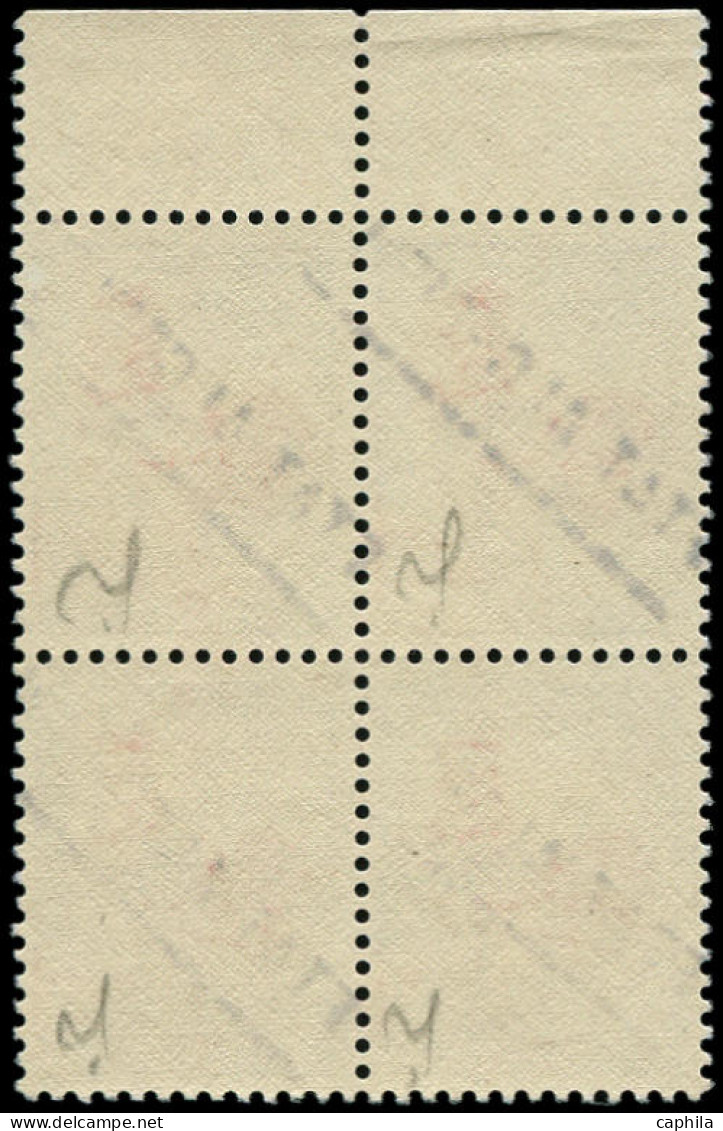 ** ALGERIE - Poste - France 1331, En Bloc De 4 Surcharge "Etat Algérien" Type 0-12: 0.25 Coq - Unused Stamps