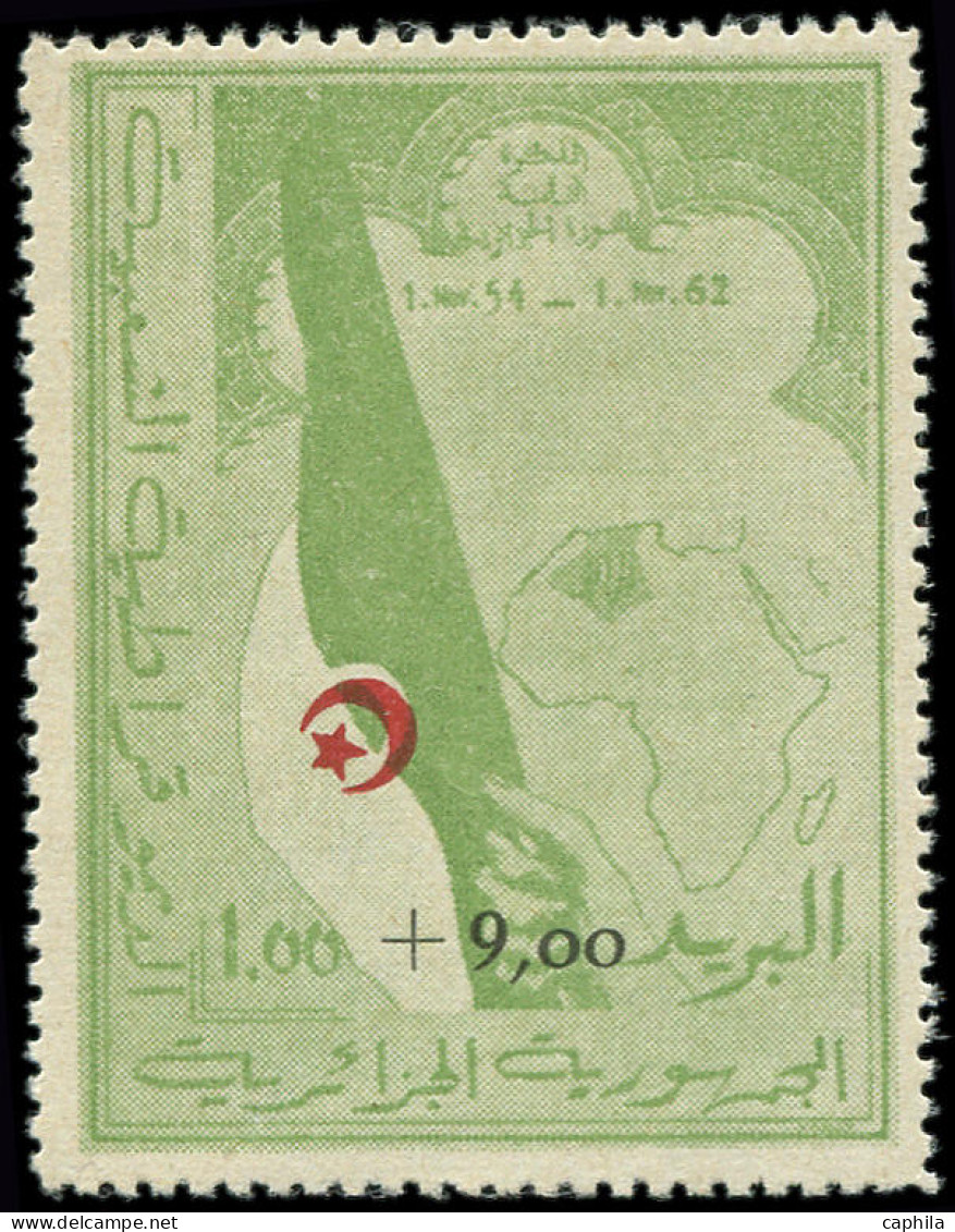 ** ALGERIE - Poste - 363A: 1f. + 9f. Vert - Other & Unclassified