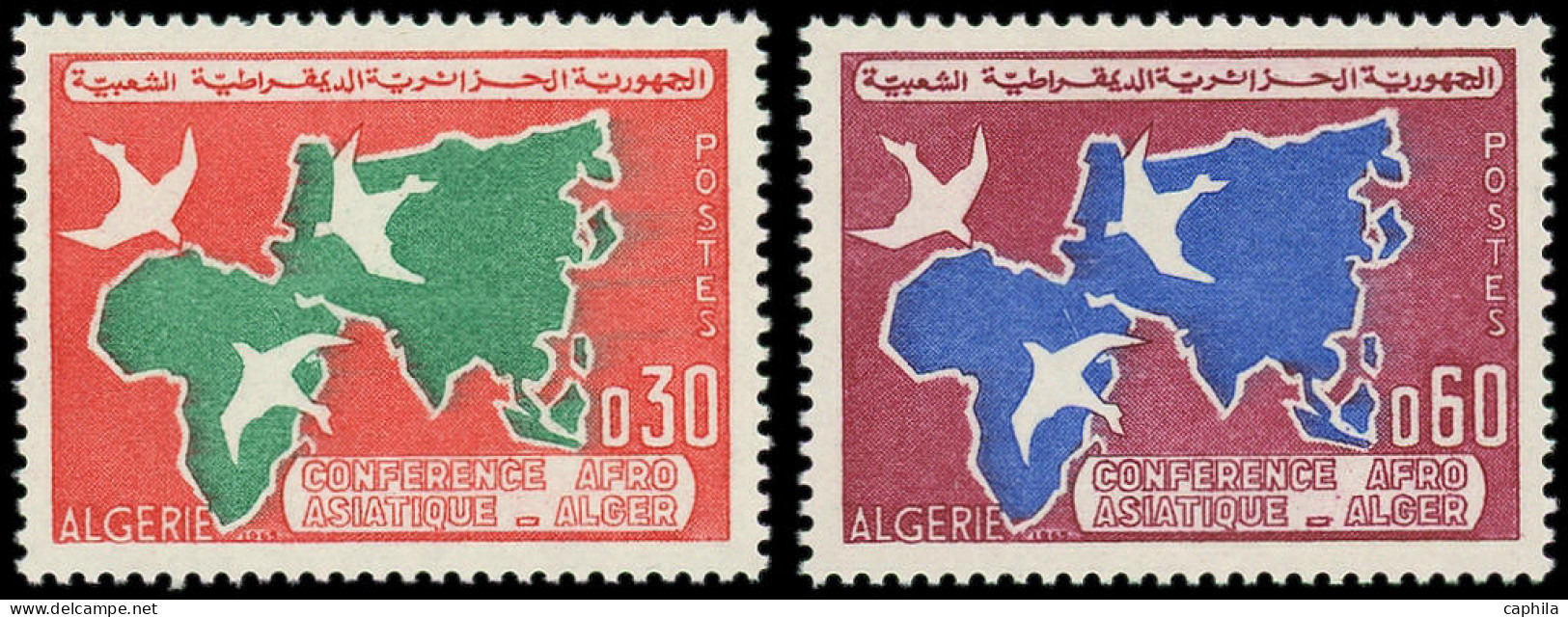 ** ALGERIE - Poste - (1965), Type Non émis "0.30" Et "0.60": Conférence Afro-asiatique Alger - RR - - Algérie (1962-...)