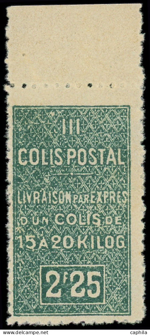 ** ALGERIE - Colis Postaux - 43Da, Sans Surcharge Contrôle, Bdf: 2.25f. Vert - Other & Unclassified