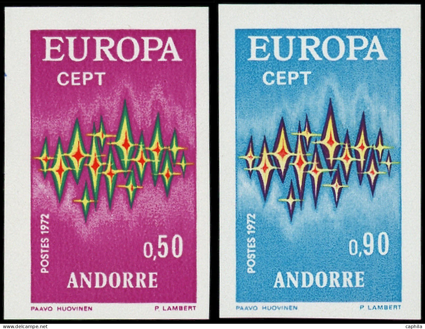 ** ANDORRE - Poste - 217/18, Non Dentelés: Europa 1972 - Autres & Non Classés