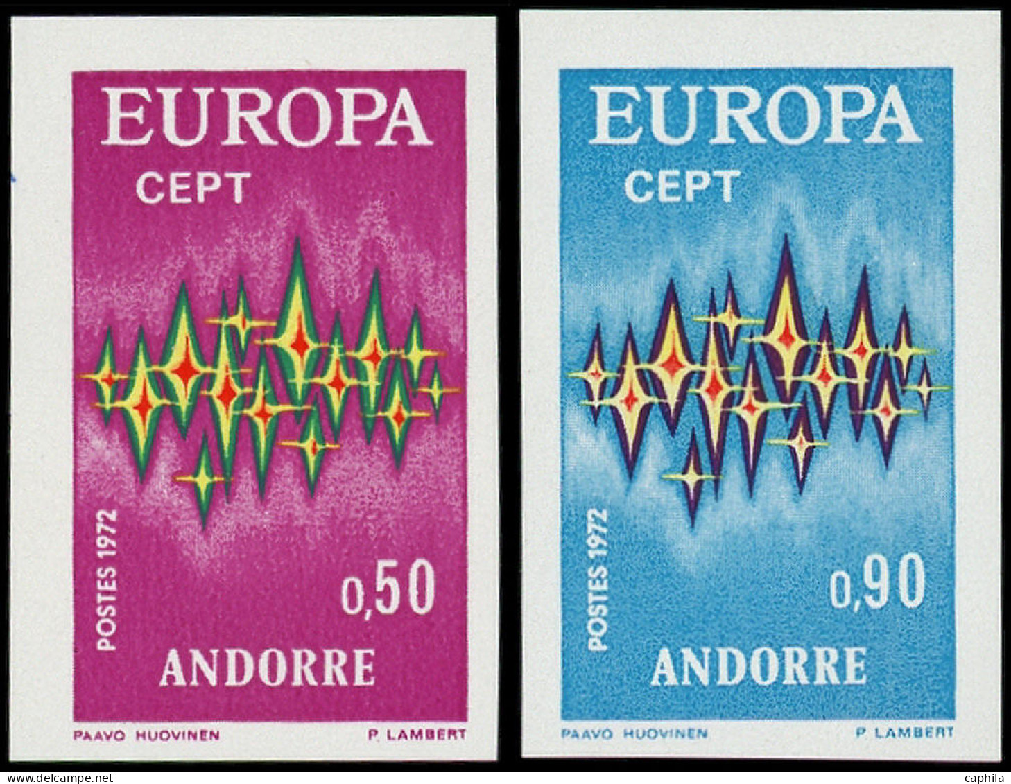 ** ANDORRE - Poste - 217/18, Non Dentelés: Europa 1972 - Other & Unclassified