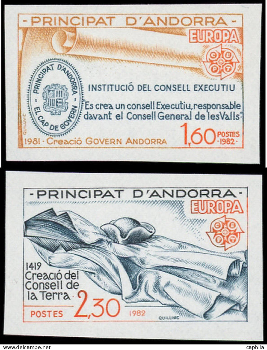 ** ANDORRE - Poste - 300/01, Non Dentelés: Europa 1982 - Autres & Non Classés
