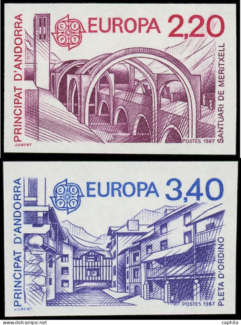 ** ANDORRE - Poste - 358/59, Non Dentelés: Europa 1987 - Other & Unclassified