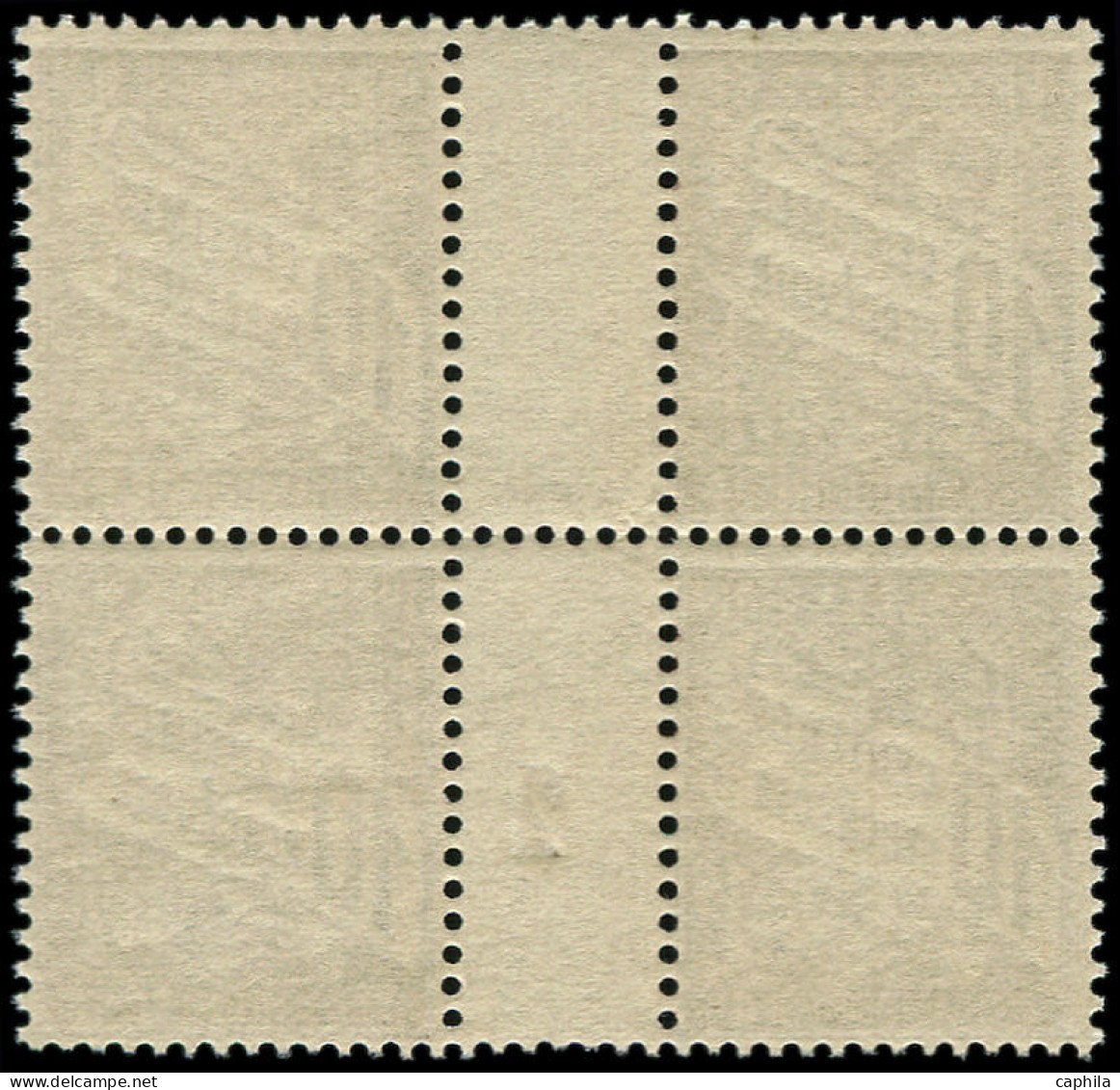 ** ANDORRE - Taxe - 18, Bloc De 4, Millésime "2": 10c. Brun (Maury) - Unused Stamps