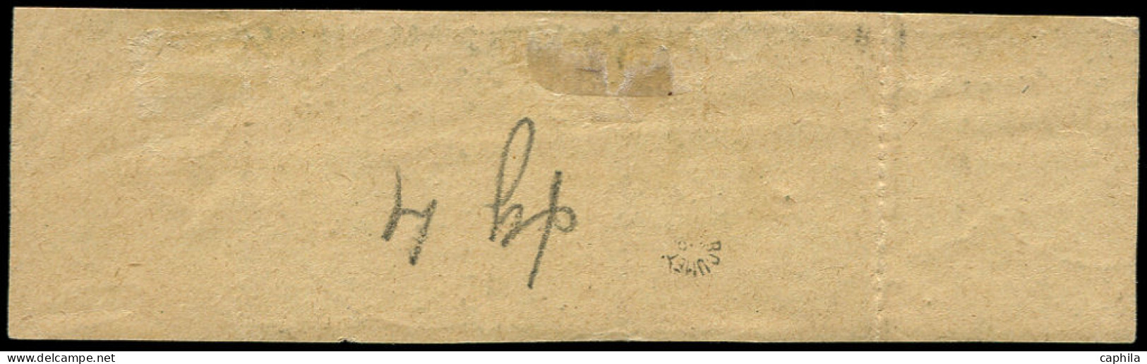 O BENIN - Poste - 4a, Bande De 3 Dont 1 Exemplaire Sans Surcharge Et 1 Exemplaire "BENI", Sur Fragment, Signé Roumet: 5c - Used Stamps
