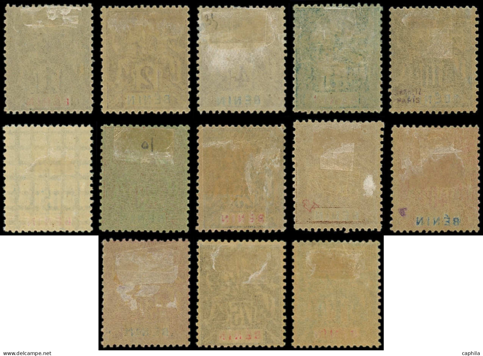 * BENIN - Poste - 33/45, Complet 13 Valeurs: Type Groupe - Unused Stamps