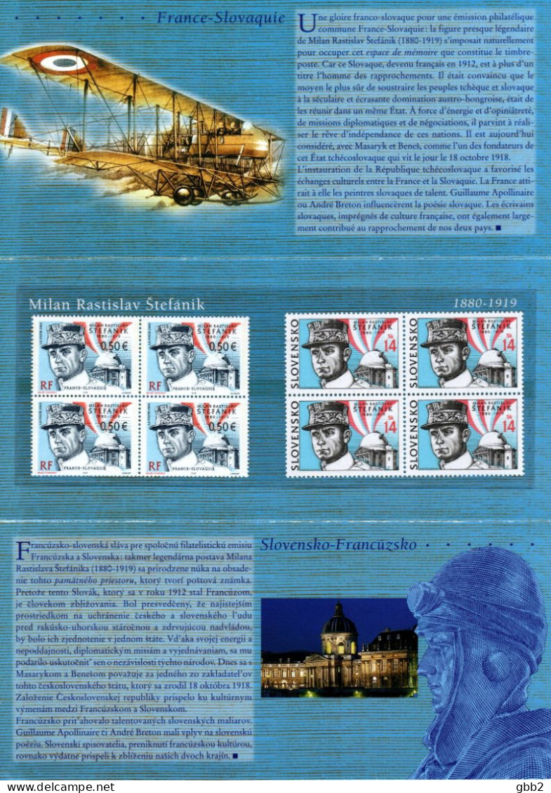 FRANCE - Emissions Communes "France - Slovaquie" Ratislav Stefanik N° 20. - Unused Stamps
