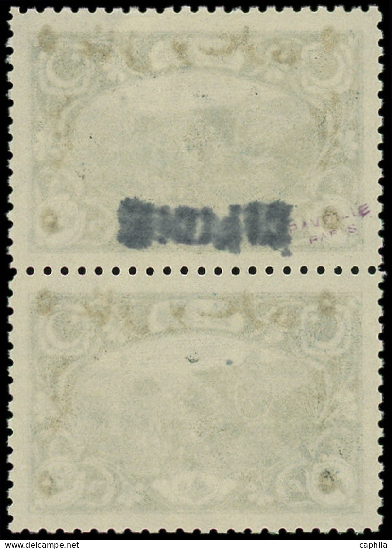 ** CILICIE - Poste - 21, Paire Dont 1 Ex Sans Cilicie (normal *): 5pi. S. 2pa. Bleu Vert - Unused Stamps