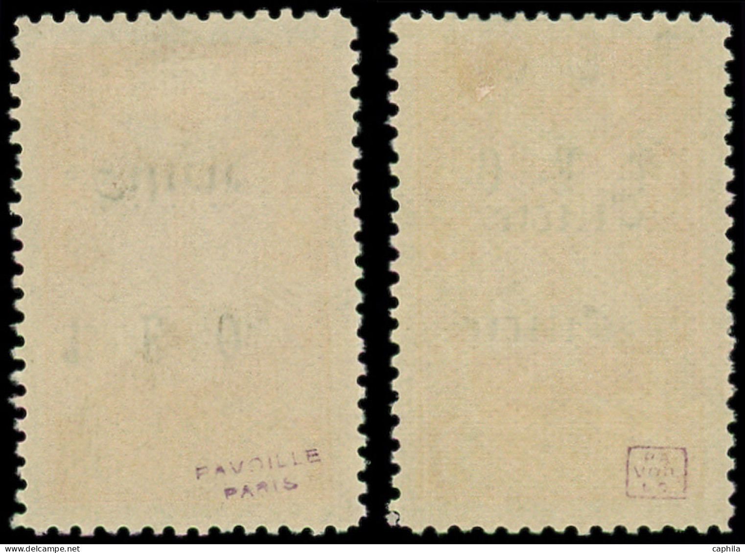 * CILICIE - Poste - 68Aa + B, Surcharge Double + Renversée, Signé Pavoille: 20pa. Rose - Unused Stamps